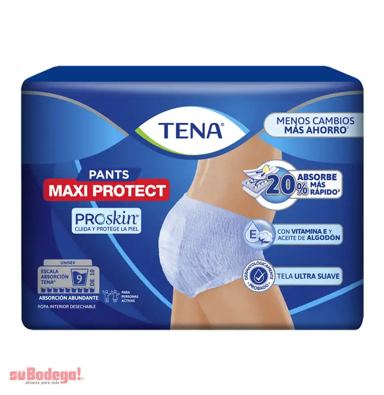 Pañal Tena Confort Ropa Interior Grande 13 pzas.