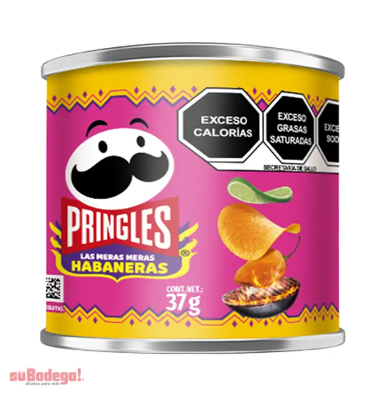 Botana Pringles Papas Habaneras 37 GR.