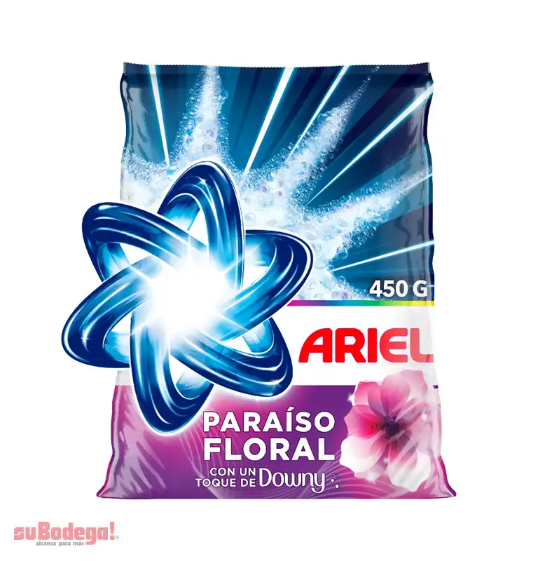 DETERGENTE ARIEL PARAISO FLORAL 450 GR.