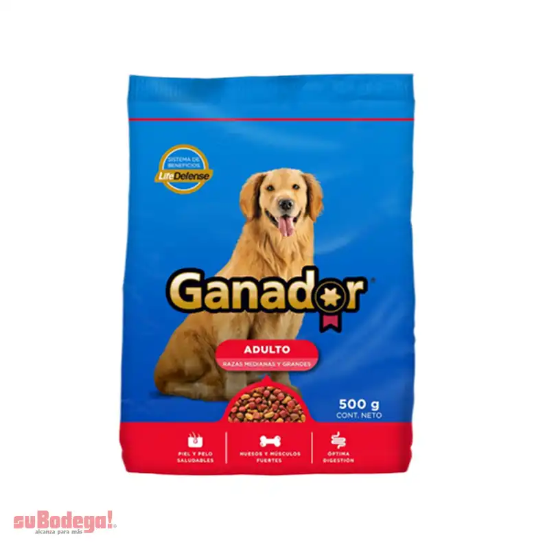 Alimento Ganador Adulto 500 GR.