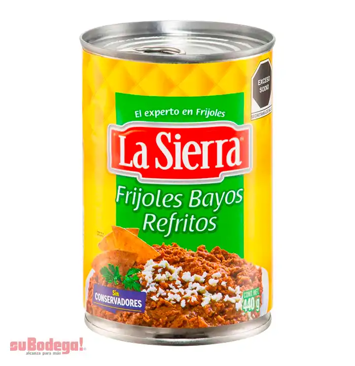 Frijol Bayo Refrito La Sierra 440 gr.