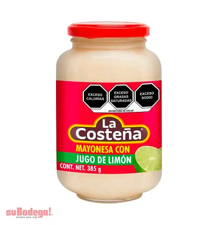 Mayonesa La Costeña con Limón 385 gr.