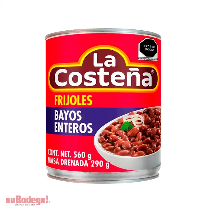 Frijol Bayo Entero La Costeña 560 gr.