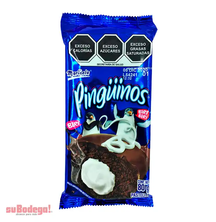 Pastelito Marinela Pingüinos 80 gr.