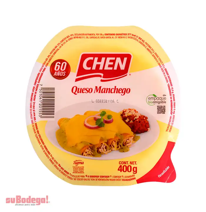 Queso Manchego Chen 400 gr.