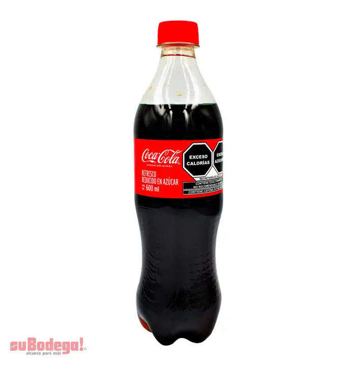 Refresco Coca Cola Pet 600 ml.