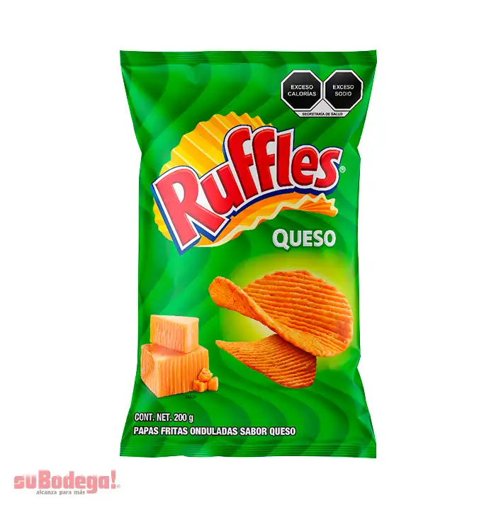 Sabritas Ruffles Queso 200 gr.