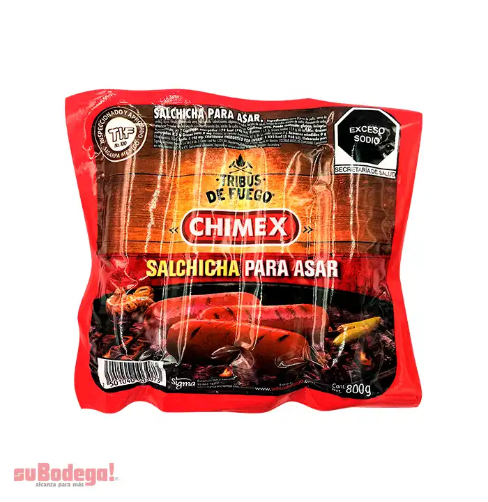 Salchicha para Asar Chimex 800 gr.