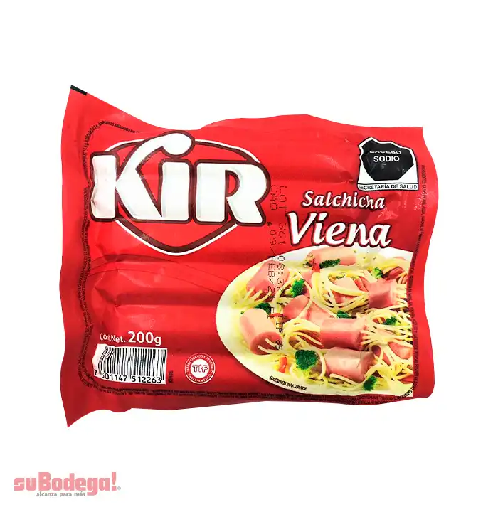 Salchicha Hot Dog Kir 200 gr.