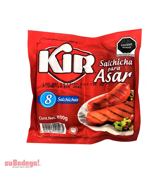 Salchicha para Asar Kir 800 gr.