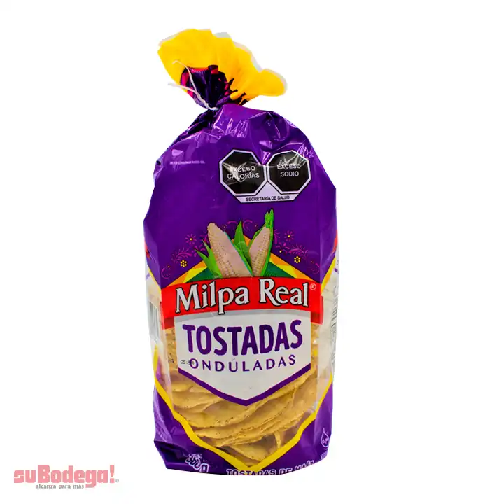 Tostada Milpa Real Ondulada 324 gr.