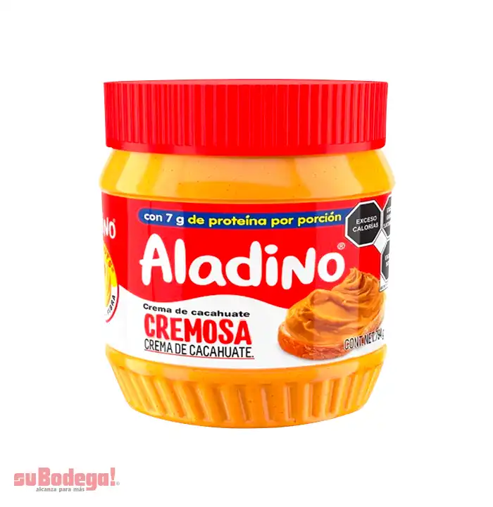 Crema de Cacahuate Aladino Cremosa 340 gr.