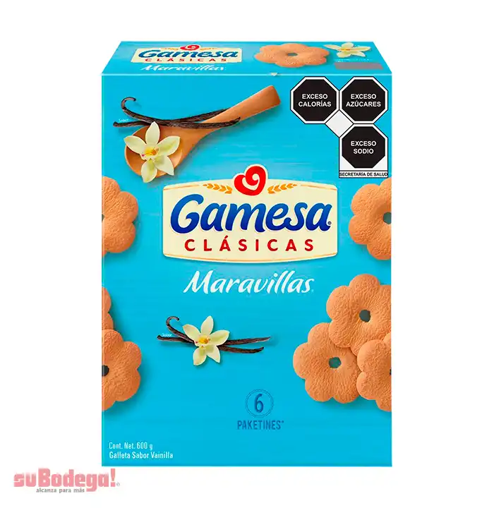 Galletas Gamesa Maravillas 600 gr.