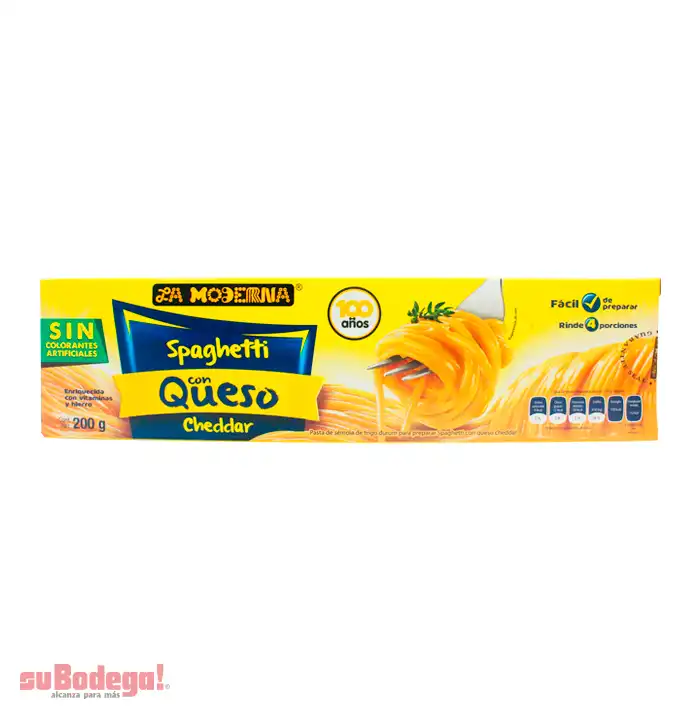 Pasta La Moderna Spaghetti Queso 200 gr.