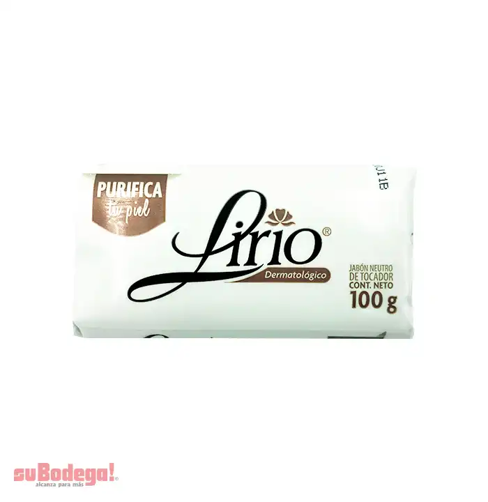 Jabón de Tocador Lirio Dermatológico 100 gr.