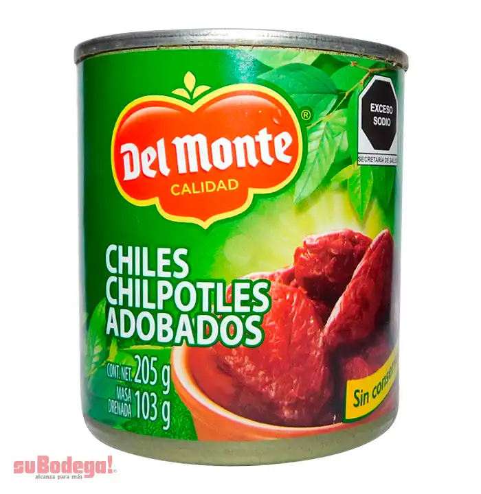 Chiles Chipotles Adobados Del Monte 205 gr.