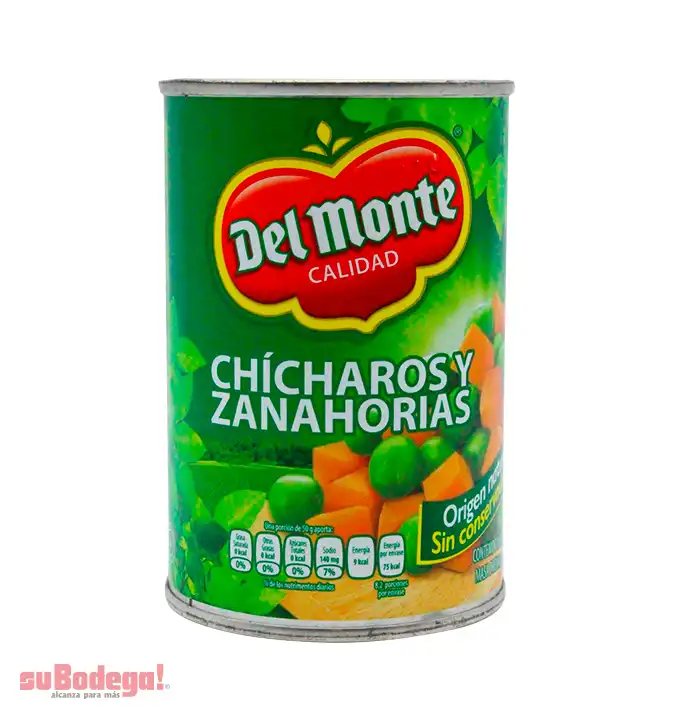 Chícharo con Zanahoria Del Monte 410 gr.