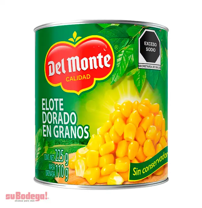 Elote Dorado en Grano Del Monte 225 gr.
