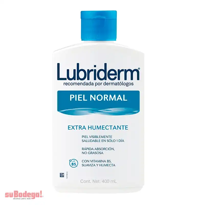 Crema Lubriderm Piel Normal 400 ml.
