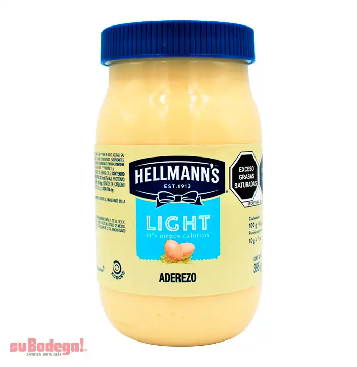 Mayonesa Hellmanns Light 395 Gr