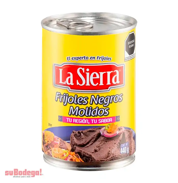 Frijol Negro Molido La Sierra 440 gr.